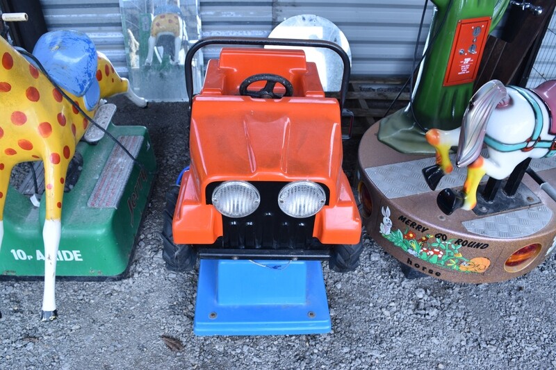 Red Car Amusement Ride