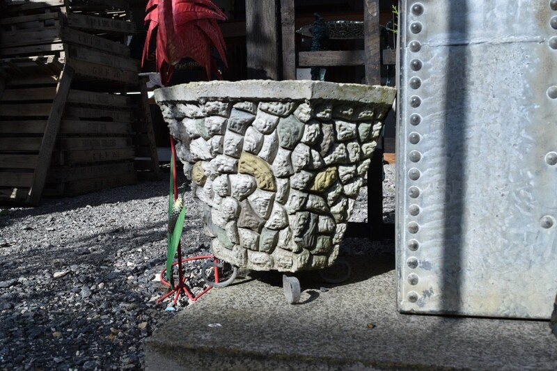 Small Concrete Planter 1970s
