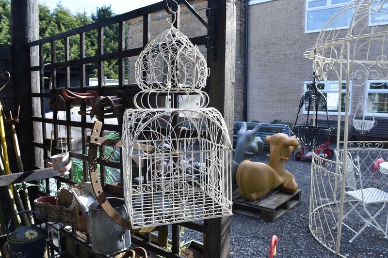 White Bird Cage