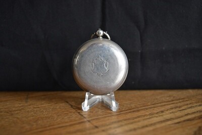 Silver Full Hunter Pocket Watch c1935 London