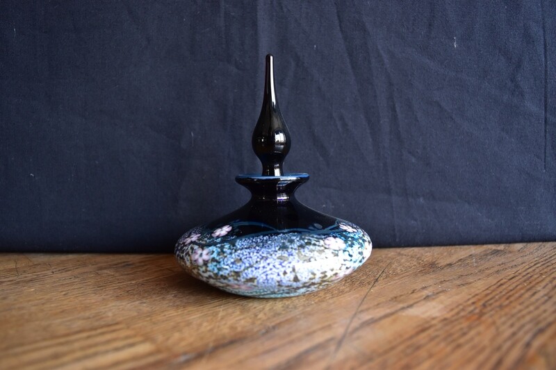 Okra Floral Perfume Bottle - Richard Golding Glass