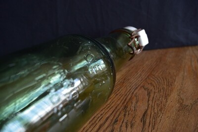 L'Ideale Green Glass Conserve Bottle