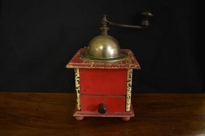 Red French Coffee Grinder
