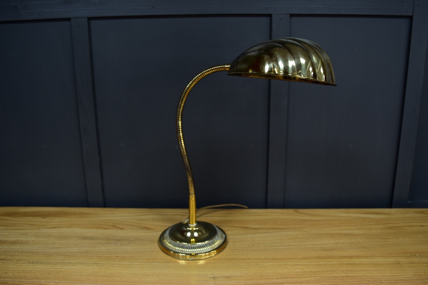 Vintage Brass Desk Lamp