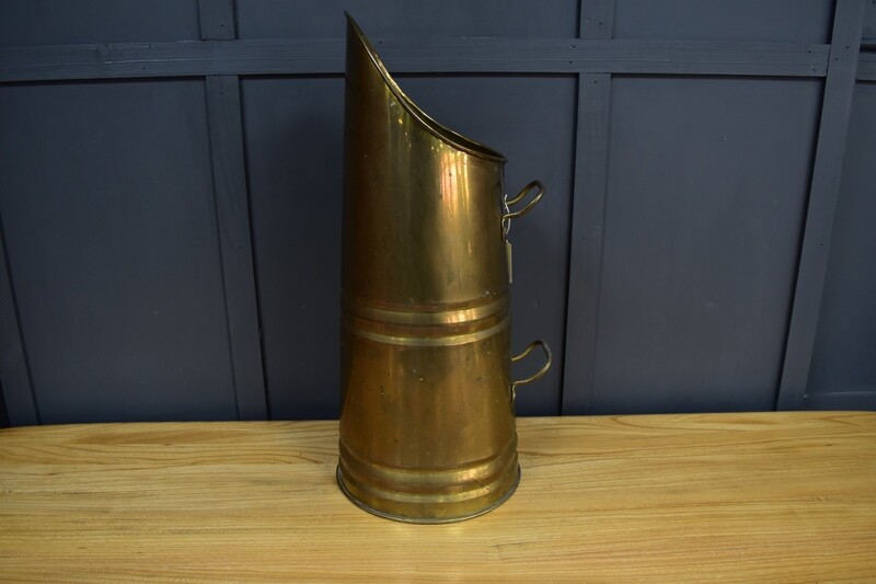 Brass Fireside Coal Hod