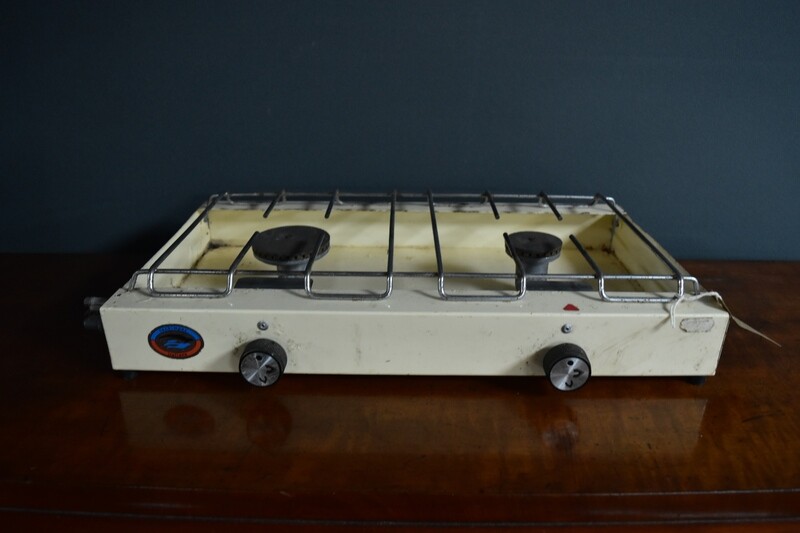 1970s Cream Camping Stove
