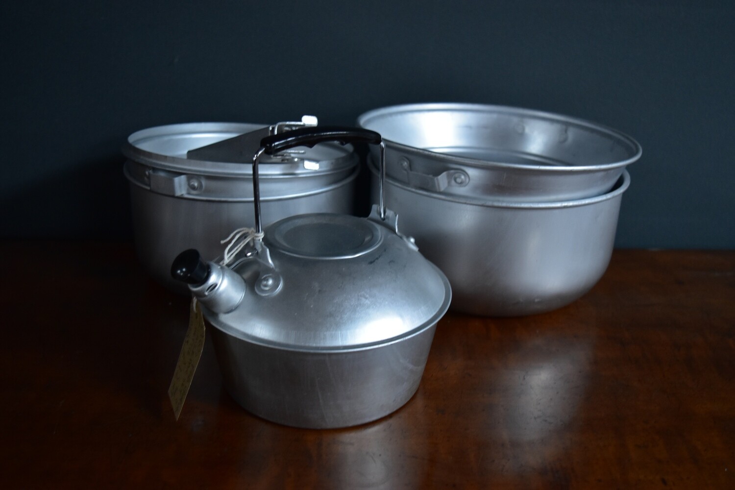 1960s Camping Saucepans & Kettle