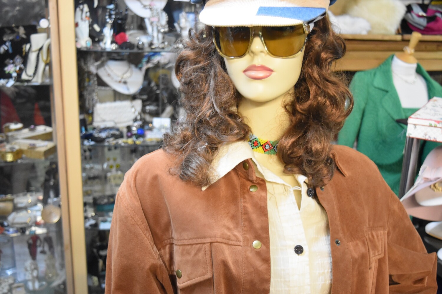 1970s Tan Suede Shirt