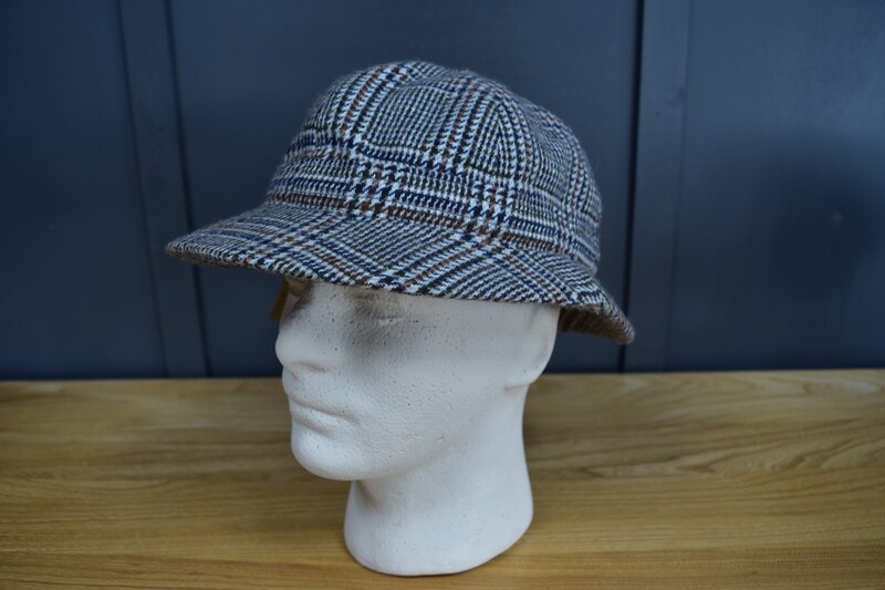 Vintage Brown Tweed Deerstalker Hat