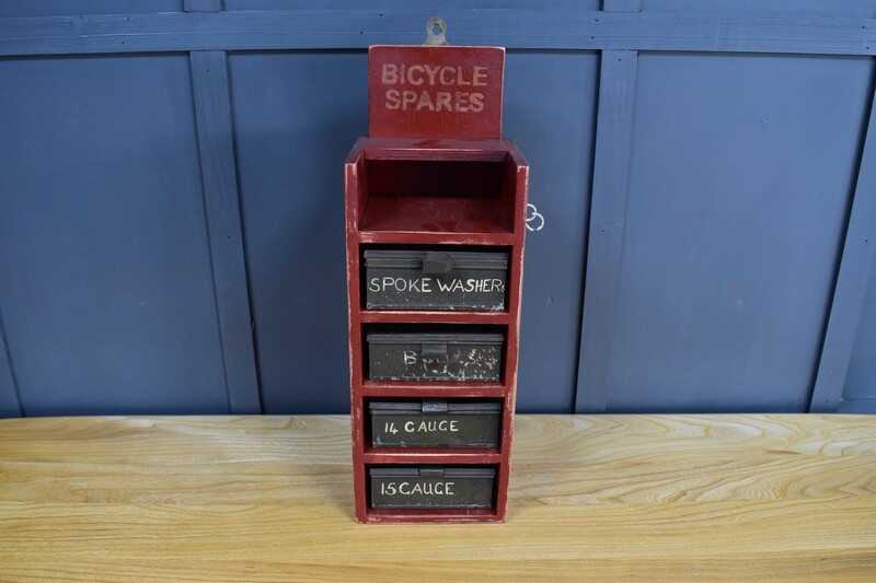 Red Vintage Storage Display