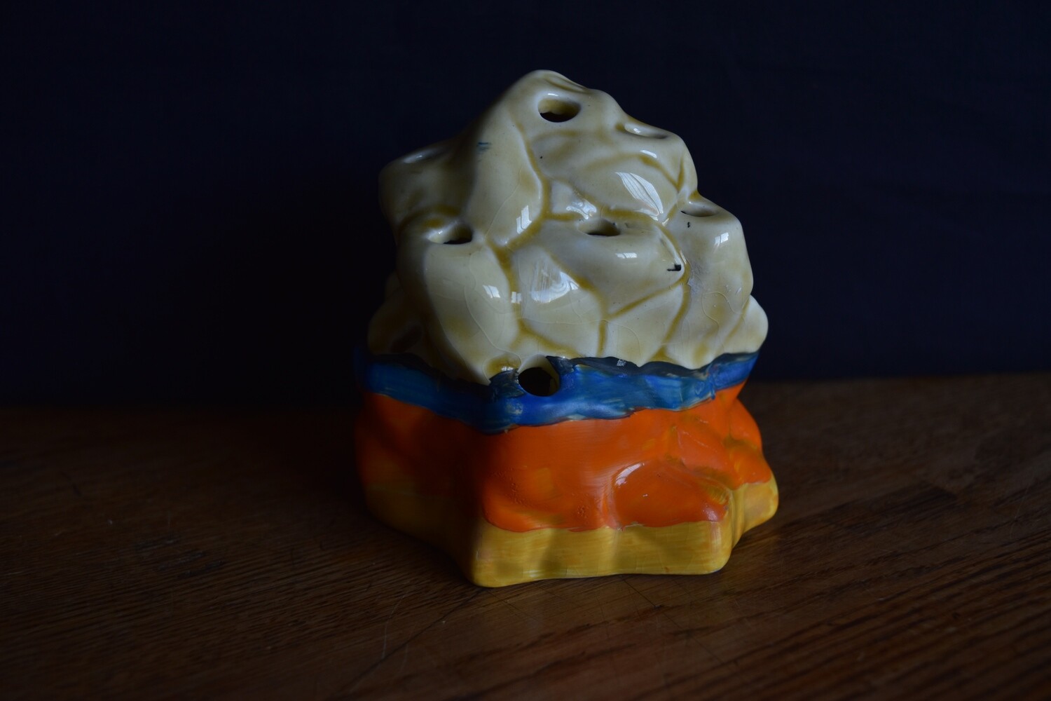 Clarice Cliff Flower Holder - Newport c1930s