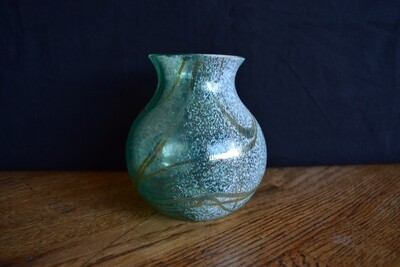Okra Seaspray Glass Vase