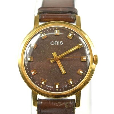 Oris Boxed Chocolate Dial Wristwatch