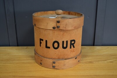 Vintage Bentwood Flour Tub