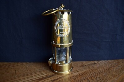 Solid Brass Miners Lamp