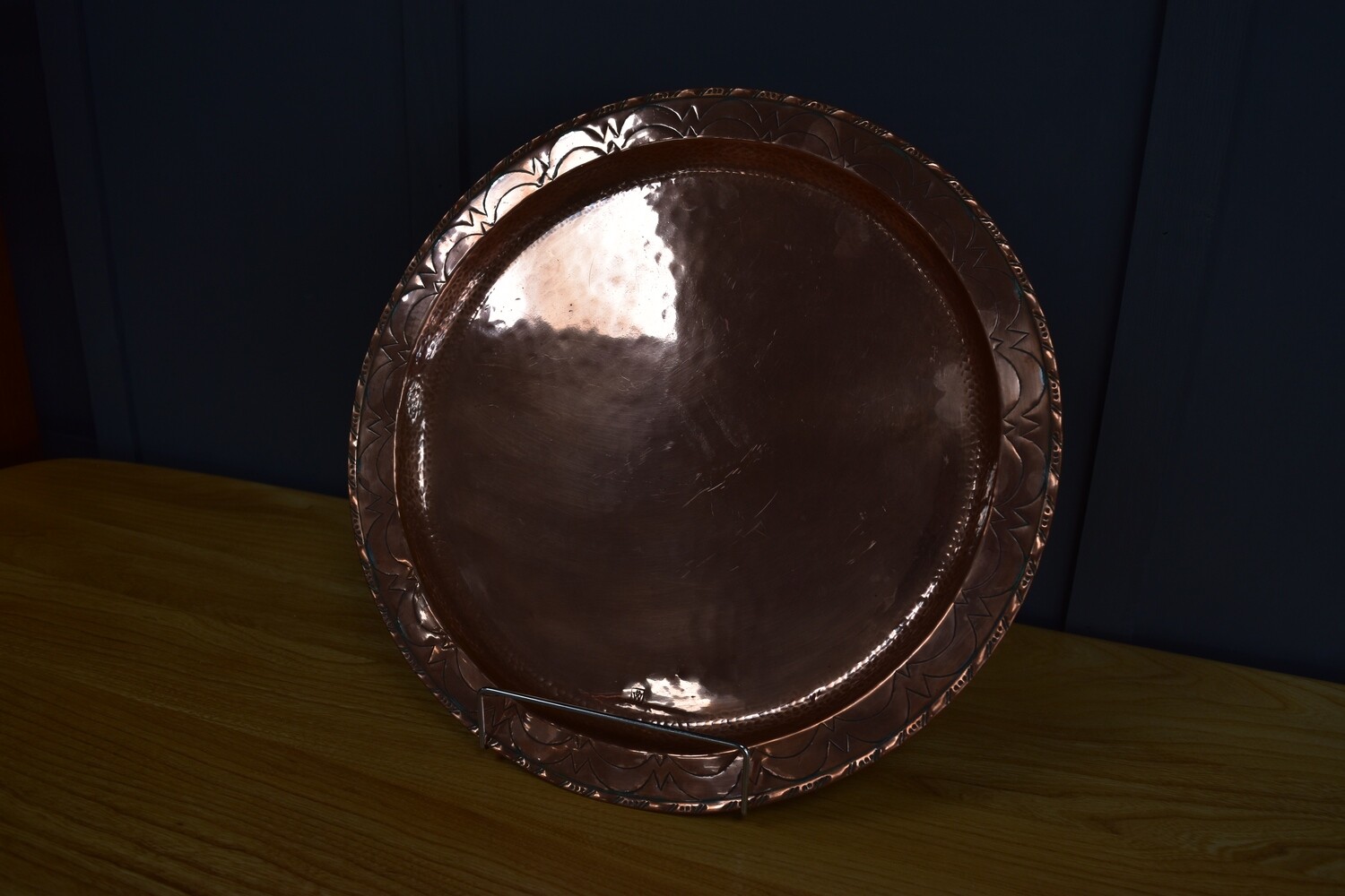 Arts & Crafts Copper Tray by HW