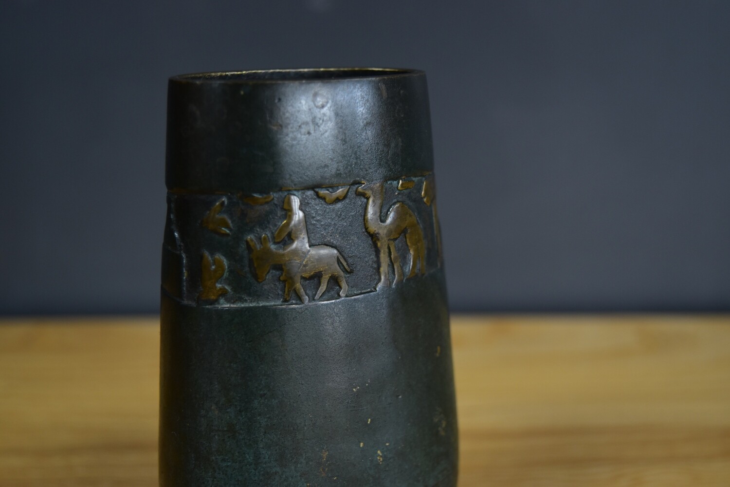 Green Bronze Vase