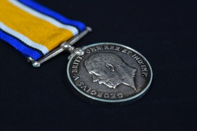 WW1 British War Medal to 8463 PTE J.W. Field W.Riding Regt.