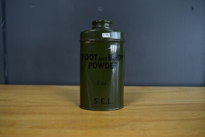 Foot & Body Powder Tin Bottle