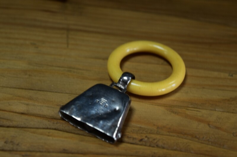 Silver Teething Ring & Bell