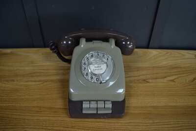 1970s Grey Dial Telephone