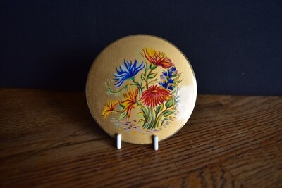 Stratton Compact with Flower Scene