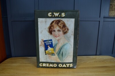 1920s C.W.S Cremo Oats Original Trade Carton