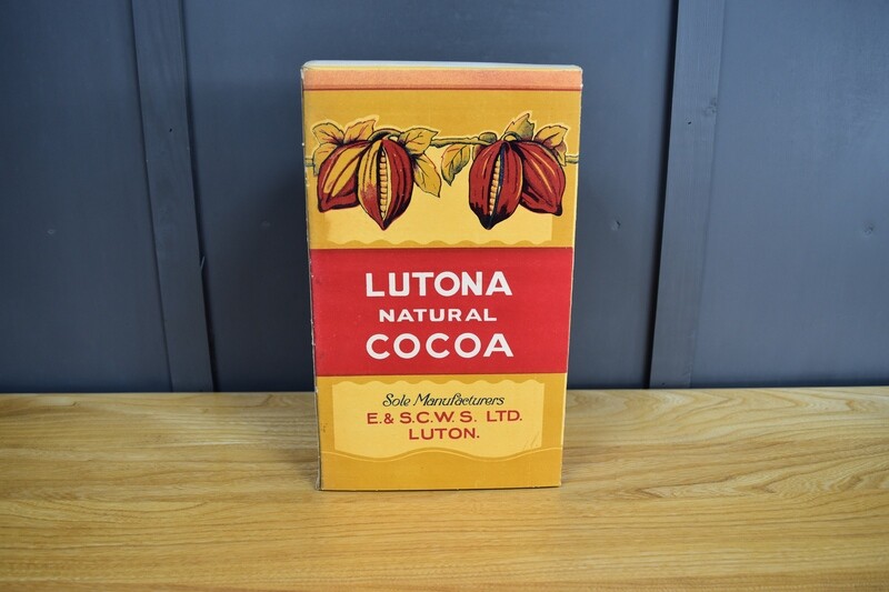 1920s Lutona Cocoa Trade Carton