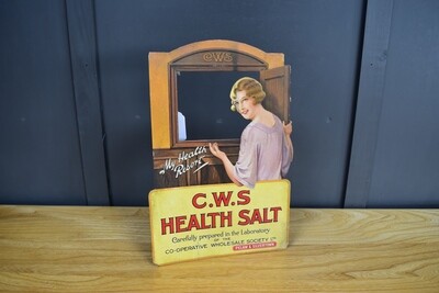 C.W.S Health Salt Shop Advertising Display