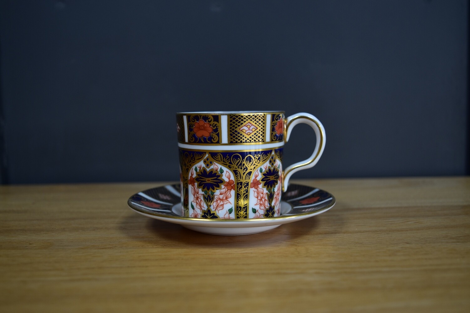 Royal Crown Derby Imari Coffee Can & Saucer