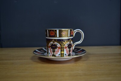 Royal Crown Derby Imari Coffee Can & Saucer