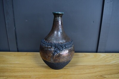 Hand Crafted Pottery Vase with Lustre Glaze