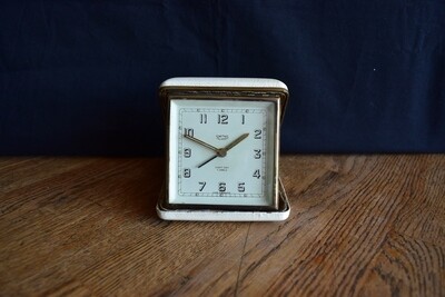 Vintage Smiths 8 Day Alarm Travel Clock
