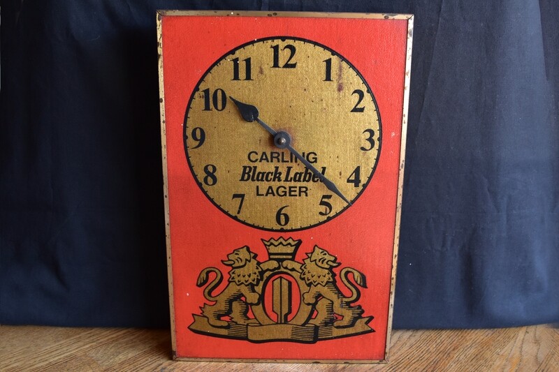 Carling Black Label Pub Wall Clock