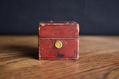 Austrian Leather Cased Travel Inkwell