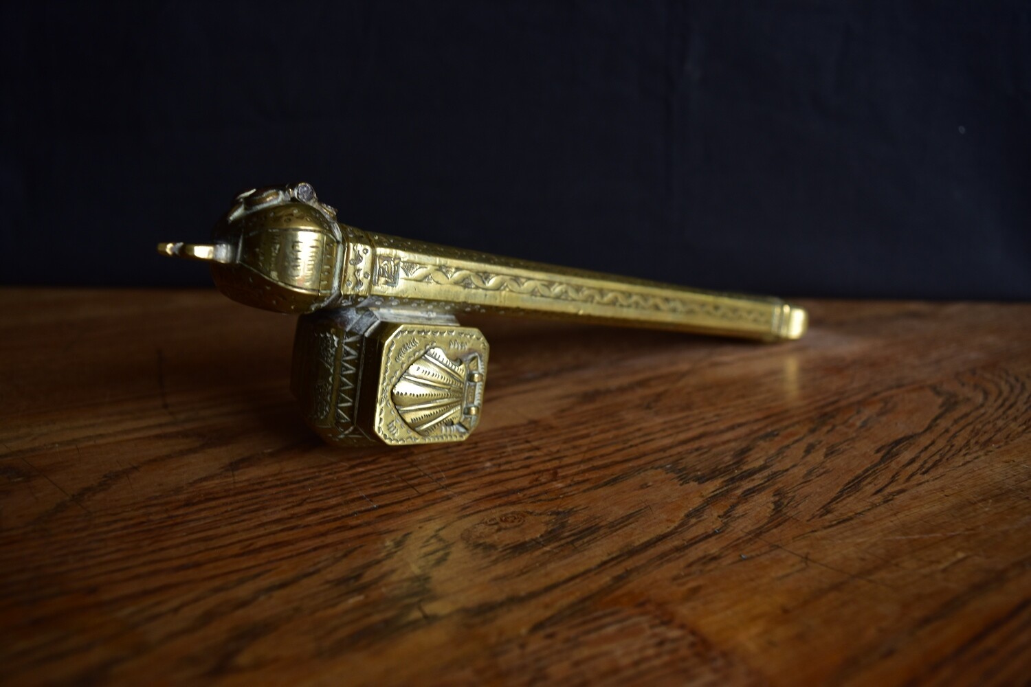 Turkish Brass Travel Pen & Ink Holder