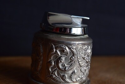 Thai 950 Sterling Silver Table Lighter