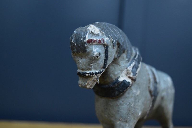 Early 20th Century Composition Toy Horse