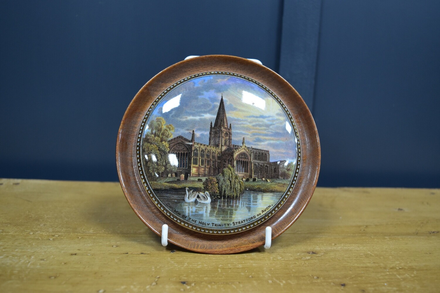 Church of the Holy Trinity - Stratford on Avon Framed Pot Lid