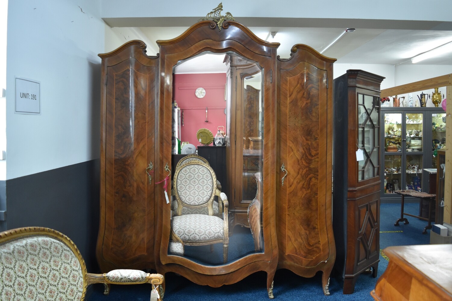 Large French Triple Wardrobe