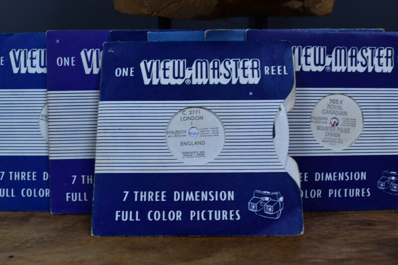 Set of x7 ViewFinder Slide Reels c1950s