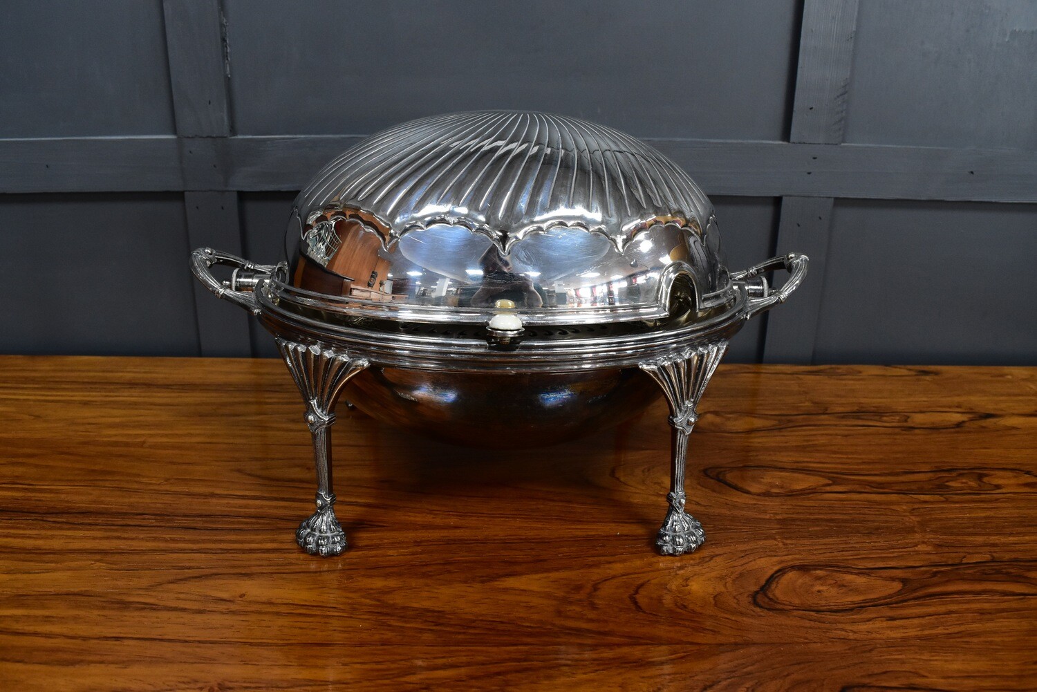 E.P.N.S Breakfast Roll Top Tureen