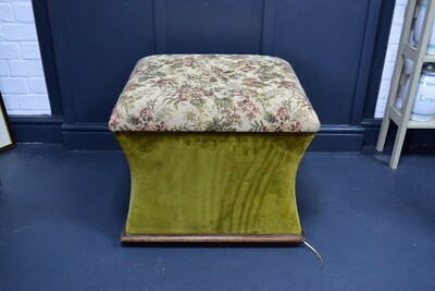 Upholstered Concave Ottoman