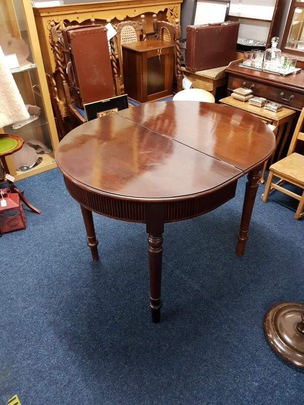 Victorian Mahogany Fold-Out Table