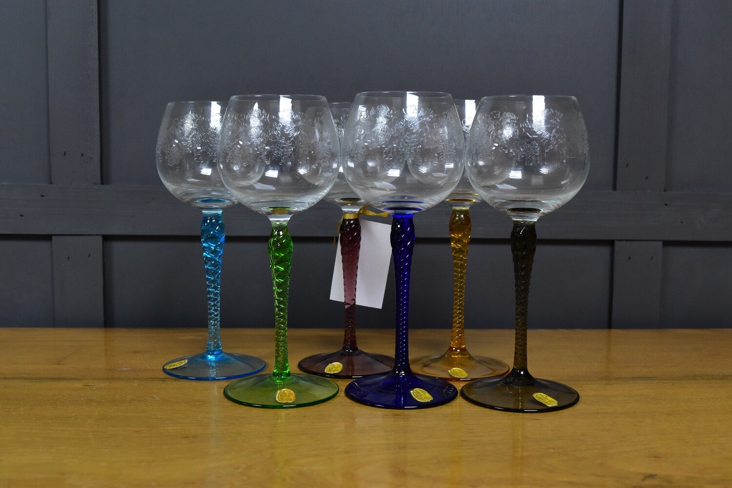 Set Bohemia Grape Vine Glasses