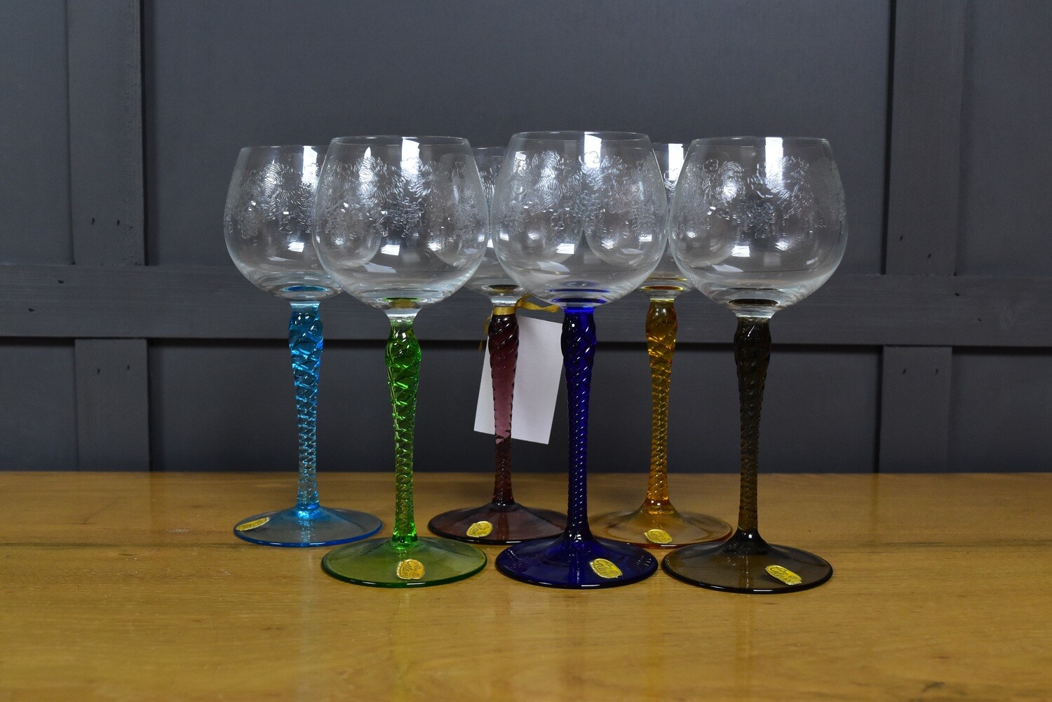 Set Bohemia Grape Vine Glasses