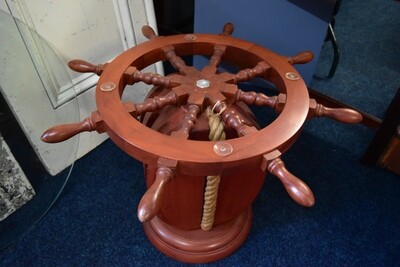 Ships Wheel Coffee Table