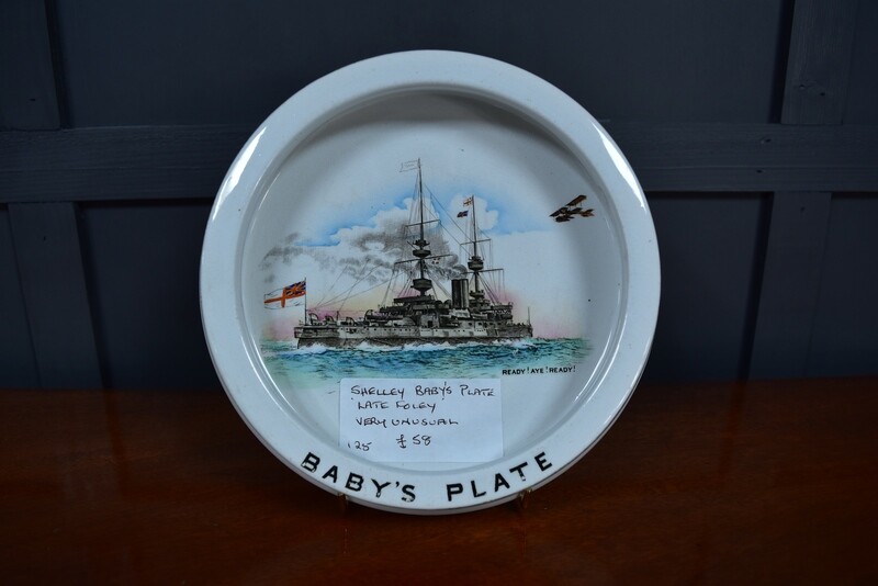 Shelley Baby's Plate "Late Foley"