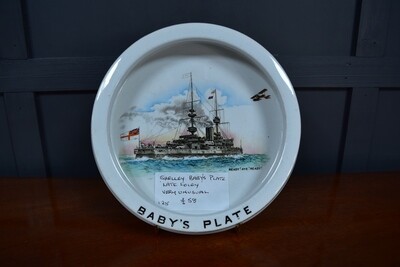 Shelley Baby's Plate "Late Foley"