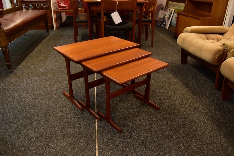 Teak Nest of Tables x3 by Kai Kristiansen
